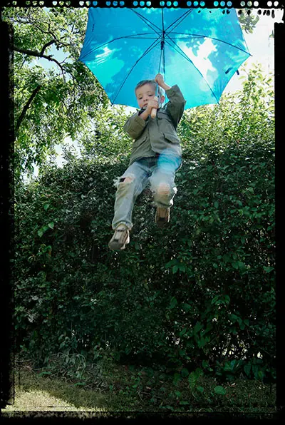 Boy Flying Portrait