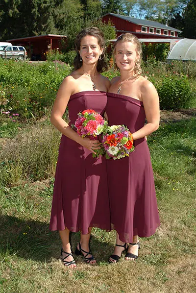 Burgundy Bridesmaid Dress